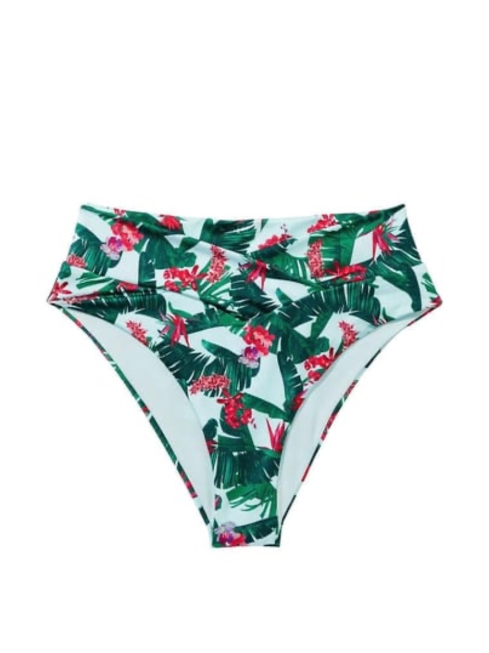 Victoria's Secret Green Floral Swim Bottom size Medium